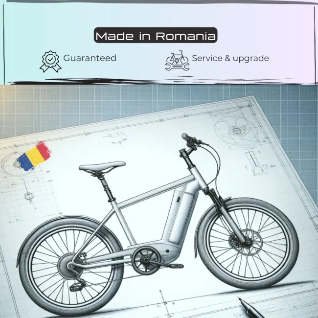 Bicicleta Electrica Corwin 28426 - 28 Inch, motor central, XL, Albastru