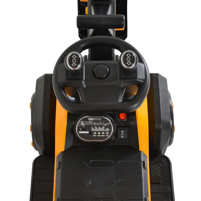 Excavator electric Bumblebee Ride-on pentru copii 3+