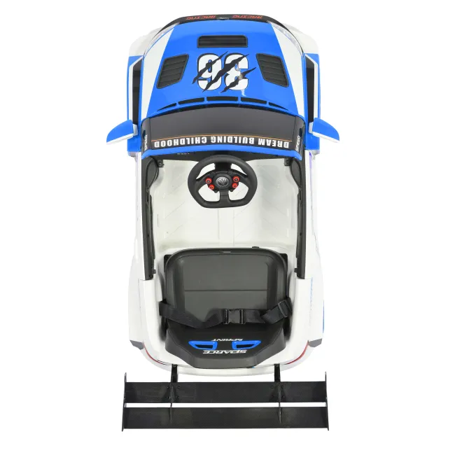 Masinuta electrica copii 3ani+ BO Super Drift, acumulator si telecomanda, 4X4, 12V MP3/USB, Moni, Albastru