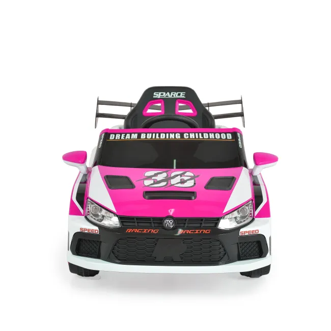 Masinuta electrica copii 3ani+ BO Super Drift, acumulator si telecomanda, 4X4, 12V MP3/USB, Moni, Roz-Alb