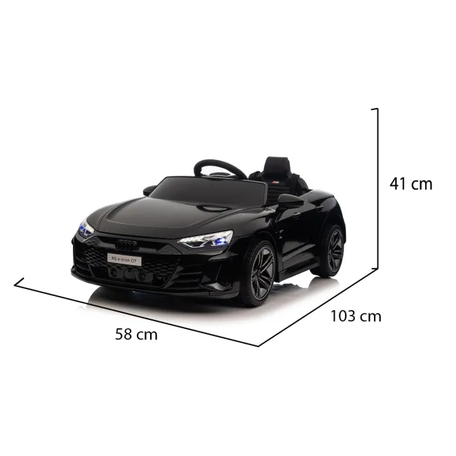Masinuta electrica pentru copii Audi RS e‑tron, acumulatori si telecomanda, 12V MP3/USB si Bluetooth, Albastru
