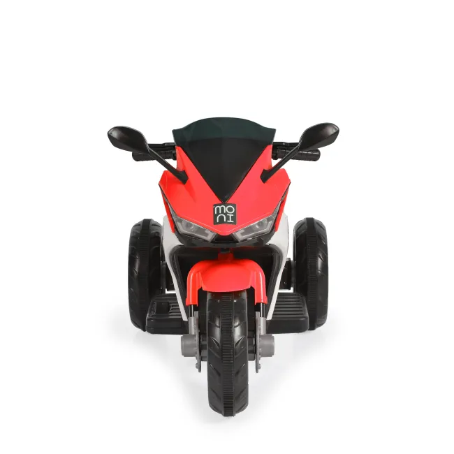 Motocicleta electrica copii 3 ani+ BO Hurricane, 6V MP3/USB acumulator si lumini led , Rosu