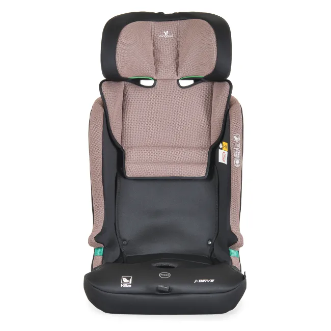 Scaun auto copii iDrive Powder Puff cu Isofix, de la 6 luni - 12 ani, Cangaroo, Maro