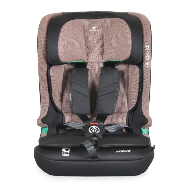 Scaun auto copii iDrive Powder Puff cu Isofix, de la 6 luni - 12 ani, Cangaroo, Maro