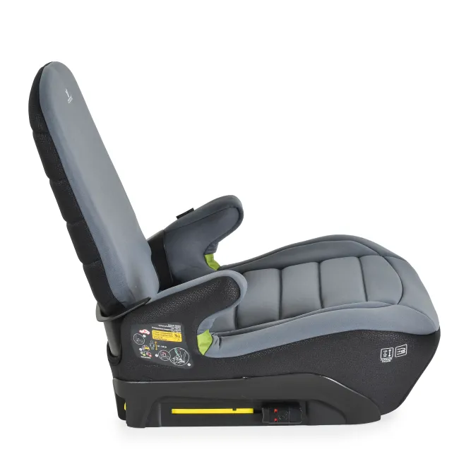 Scaun auto copiii Galaxy Space cu Isofix, pentru 6 - 12 ani, Cangaroo, Gri