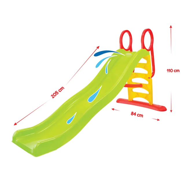 Tobogan mare copii 2 ani+, lungime 198 cm, Mochtoys, Verde