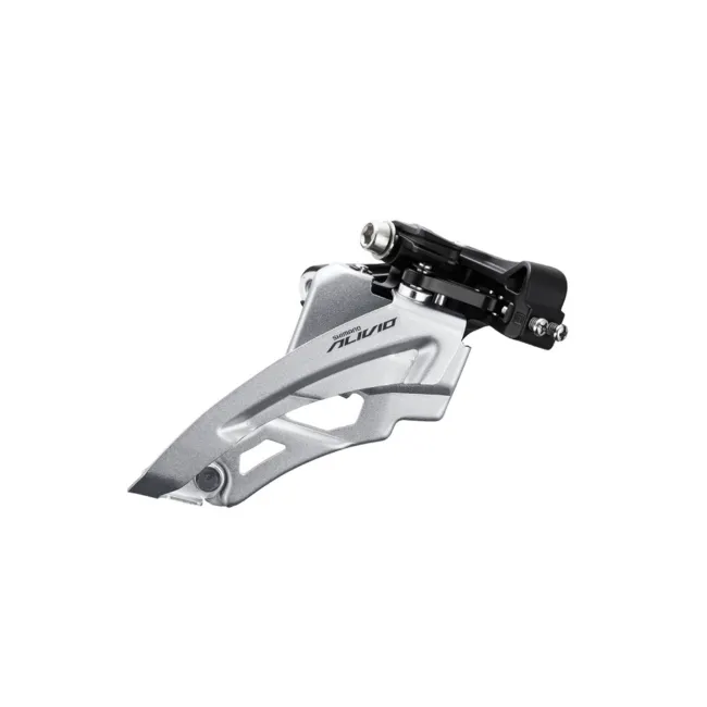 Schimbator fata 3x9 viteze Shimano Alivio AFDM3100MM6, Side Swing, Front-Pull, argintiu