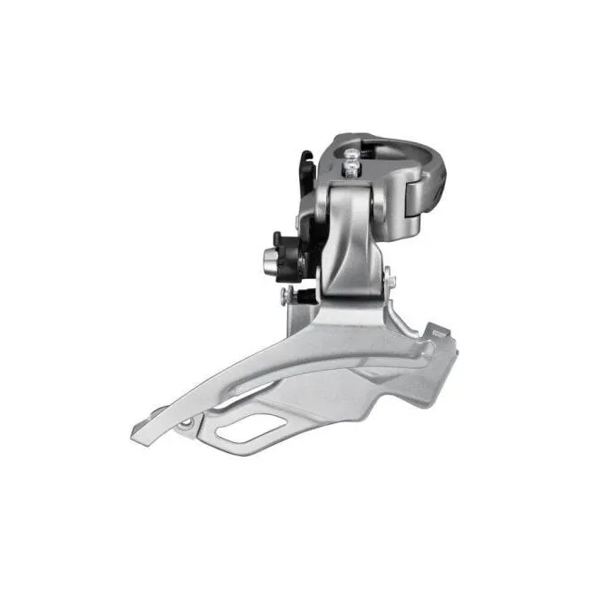 Schimbator fata 3x9 viteze Shimano Alivio AFDM4000DSL6, Dual-Pull, argintiu