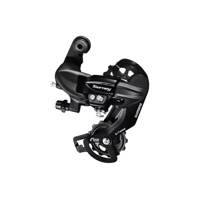 Schimbator spate 6/7 viteze Shimano Tourney ARDTY300D, pridere directa, negru