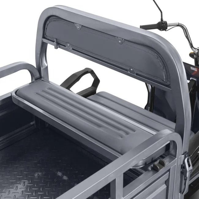 Triciclu Electric, FARA Permis, Motor 3900W, Voltarom Hercules, Tuk Tuk, 72V, 45Ah, pana la 50km autonomie, Gri