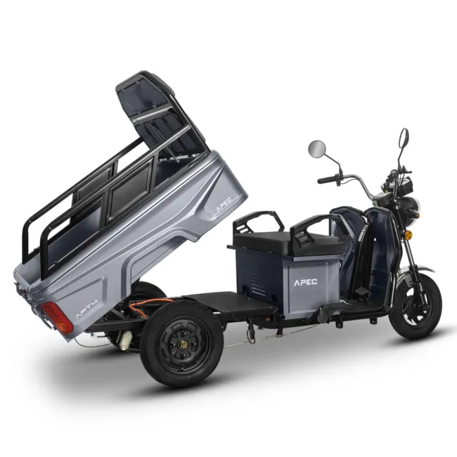 Triciclu Electric Voltarom, APT4, Fara Permis, viteza maxima 25 km pe ora, 1000W, autonomie pana la 41 km