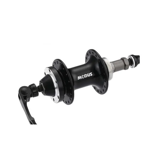 Butuc spate MD JA151R, aluminiu, 32H, 135 mm, 7 viteze, disc, QR, negru