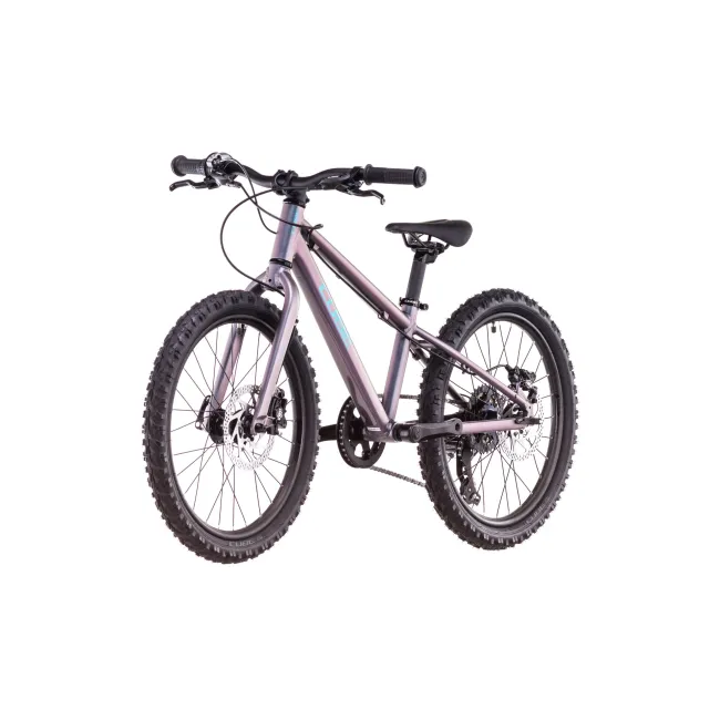 Bicicleta Copii Cube Acid 200 Disc Galactic Cyan 2026 - 20 inch, Violet-Albastru