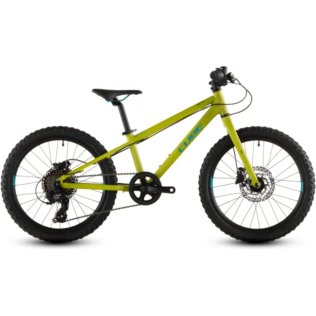 Bicicleta Copii Cube Acid 200 Disc Lizard Blue 2026 - 20 inch, Galben-Albastru