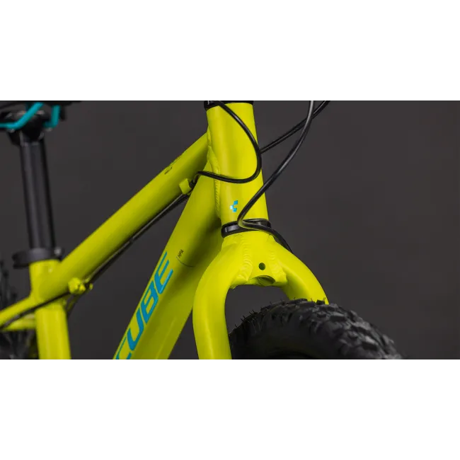 Bicicleta Copii Cube Acid 200 Disc Lizard Blue 2026 - 20 inch, Galben-Albastru
