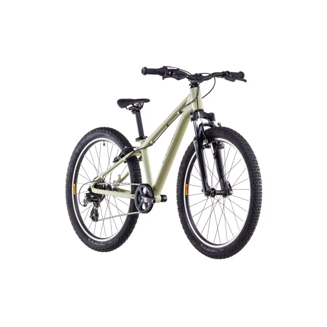 Bicicleta Copii Cube Acid 240 Lightolive Orange 2026 - 24 inch, Verde-Portocaliu