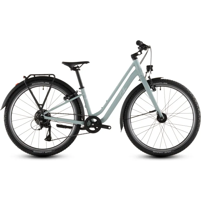 Bicicleta Copii Cube Aruba 240 Aloegreen White 2026 - 24 inch, Verde-Alb