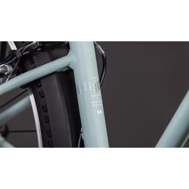 Bicicleta Copii Cube Aruba 240 Aloegreen White 2026 - 24 inch, Verde-Alb