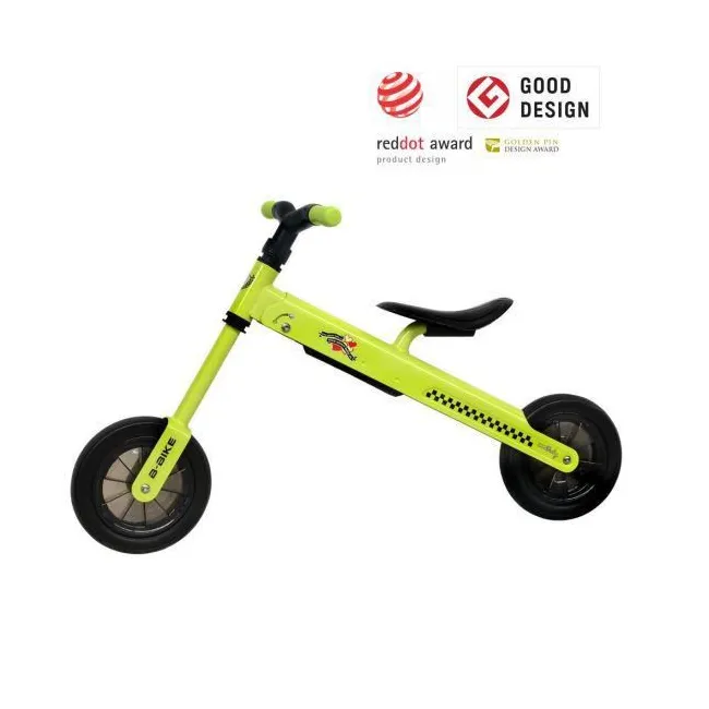 Bicicleta Copii Dhs B-Bike - 8.3 Inch, Verde -  Reambalat