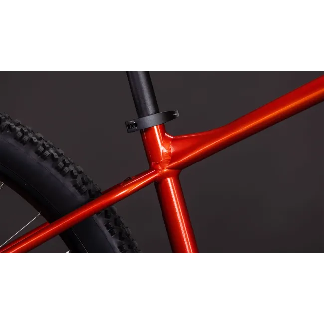 Bicicleta Mtb Cube Aim One Sundowner Black 2026 - 27.5 Inch, S, Rosu