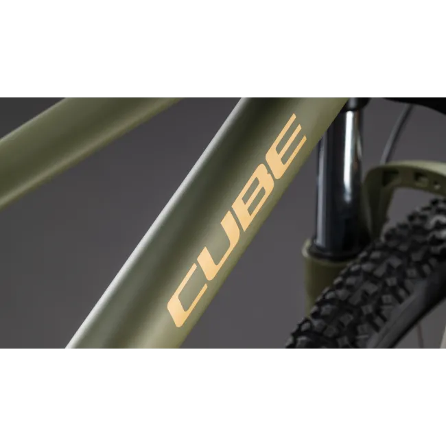 Bicicleta Mtb Cube Aim Slx Dustyolive Gold 2026 - 29 Inch, L, Verde