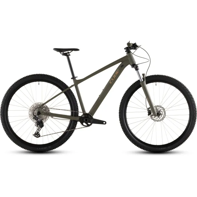 Bicicleta Mtb Cube Aim Slx Dustyolive Gold 2026 - 29 Inch, M, Verde
