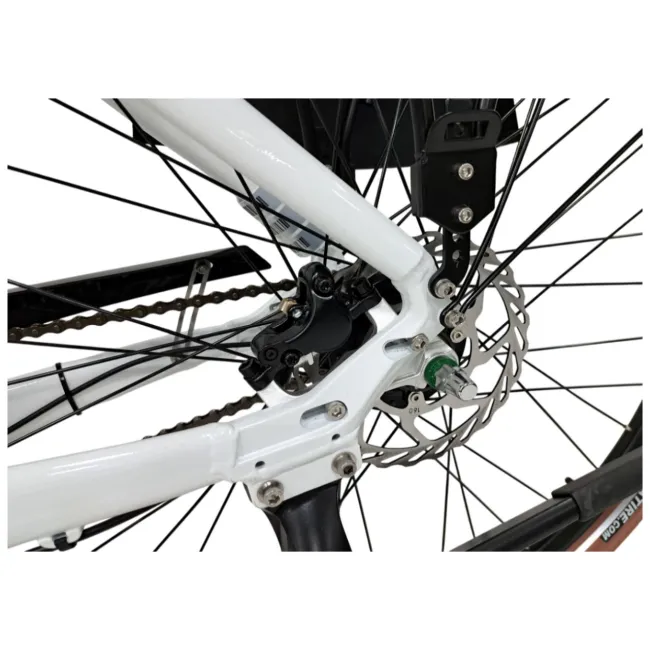 Bicicleta electrica Prophete 52342 - 28 inch, M, Alb-Negru