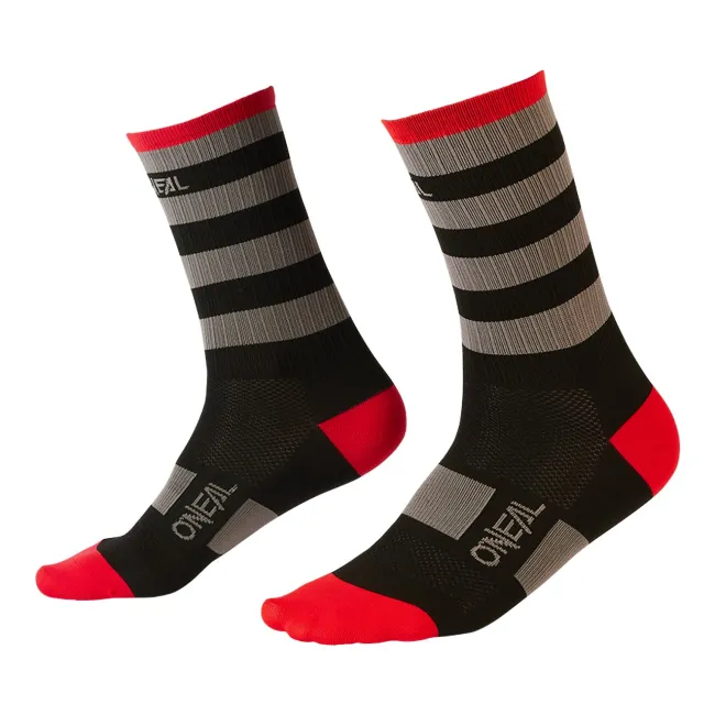 Sosete Ciclism O'Neal Mtb Performance California V.22 - 43-46, Negru-Rosu - Reambalat