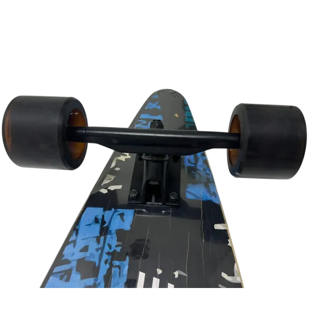 Longboard Nils Extreme - 103 x 25 Cm, Negru-Albastru