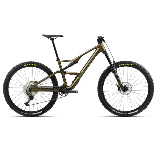 Bicicletă MTB All Mountain full suspension Orbea OCCAM LT H30 - Metallic Olive Green | Titanium Black (Gloss)