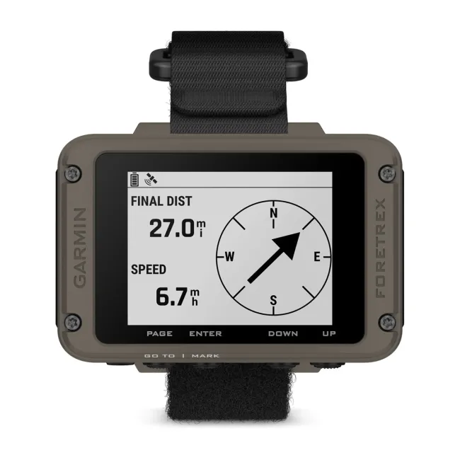 Garmin Ediţia Foretrex® 901 Ballistic | Navigator cu GPS purtat la încheietura mâinii cu curea