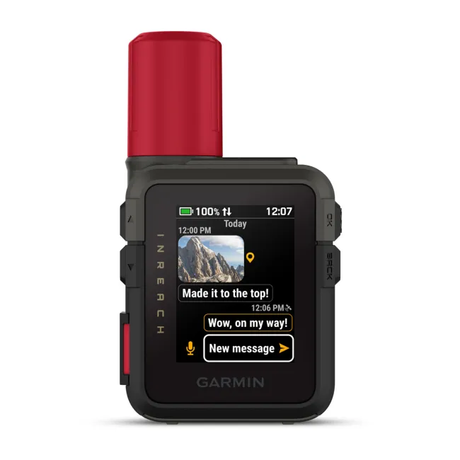 Garmin inReach® Mini 3 Plus | Dispozitiv de comunicare SOS prin satelit compact, cu mesagerie foto și vocală