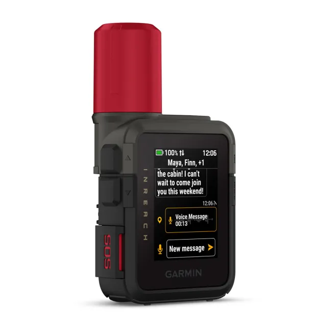 Garmin inReach® Mini 3 Plus | Dispozitiv de comunicare SOS prin satelit compact, cu mesagerie foto și vocală