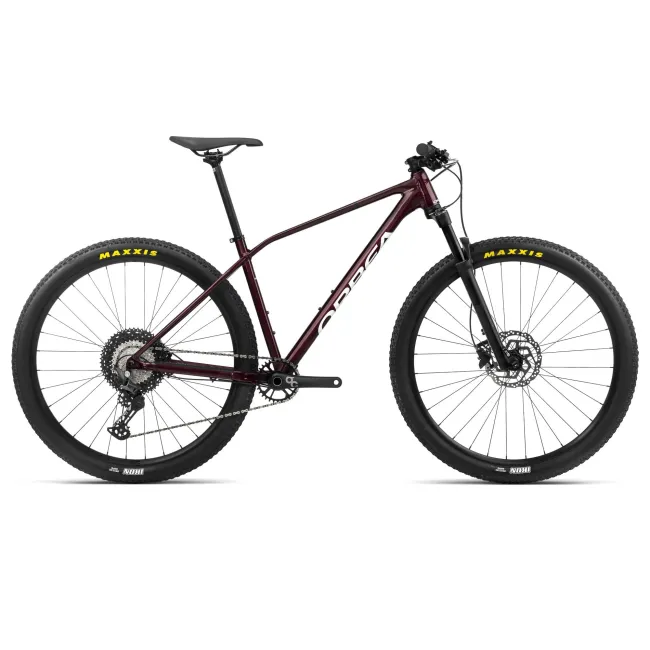 Bicicletă MTB XC hardtail Orbea ALMA H30 - Metallic Dark Red | Chic White (Gloss)