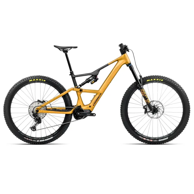 Bicicletă electrică eMTB Trail Orbea RISE LT H10 - Bumblebee Yellow | Black (Matt)