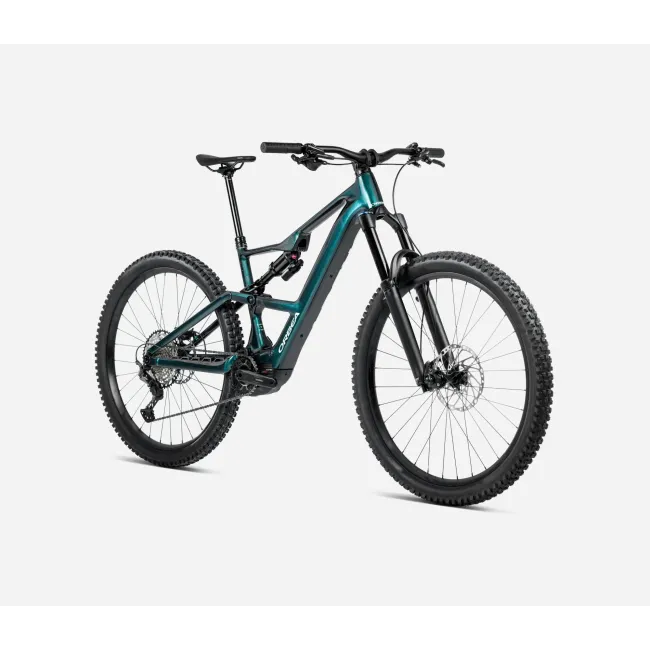 Bicicletă electrică eMTB Trail Orbea RISE LT H10 - Escape Green | Splash Ice Green (Gloss)