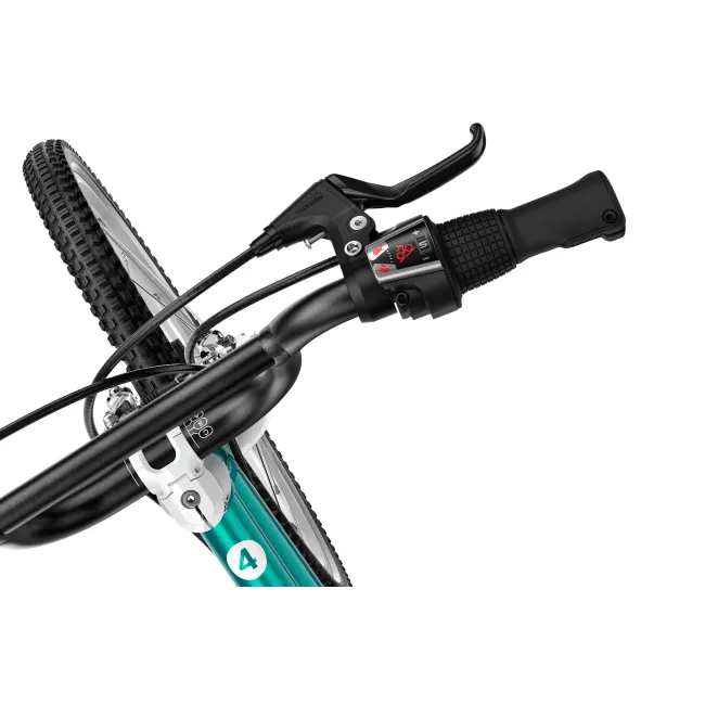 Bicicleta copii Woom 4 Go cu roti 20" turcoaz Metallic Petrol