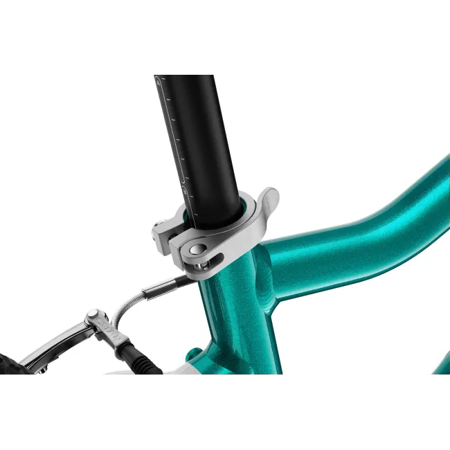 Bicicleta copii Woom 4 Go cu roti 20" turcoaz Metallic Petrol