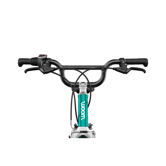 Bicicleta copii Woom 4 Go cu roti 20" turcoaz Metallic Petrol
