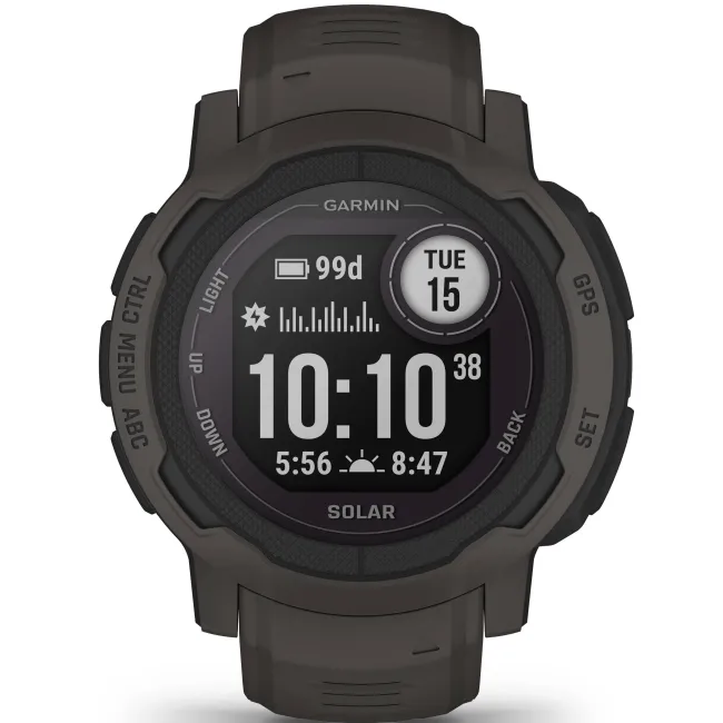 Garmin - Instinct 2 Solar smartwatch robust cu GPS - Graphite