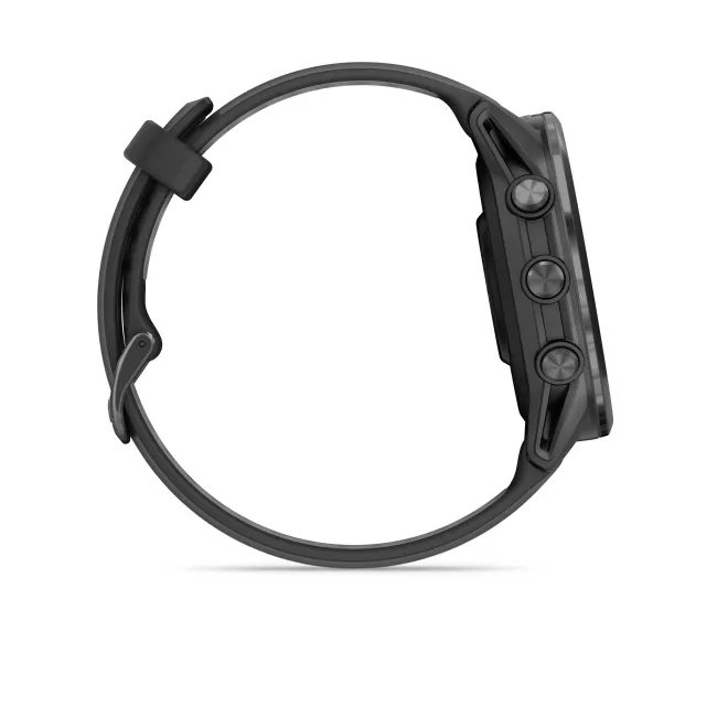 Garmin Forerunner 970 - ceas multisport cu GPS si AMOLED - negru Carbon Gray DLC Titanium with Black Case and Black | Translucent Whitestone Band