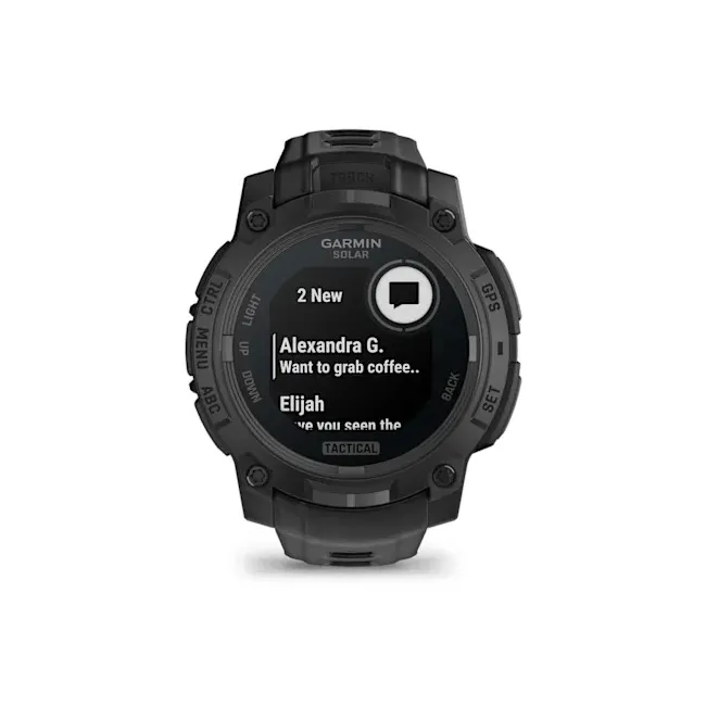 Garmin INSTINCT 3 - 45 mm Solar Tactical - negru - smartwatch robust cu GPS