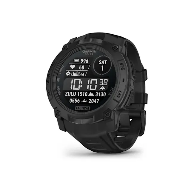 Garmin INSTINCT 3 - 50 mm SOLAR Tactical - negru - smartwatch robust cu GPS