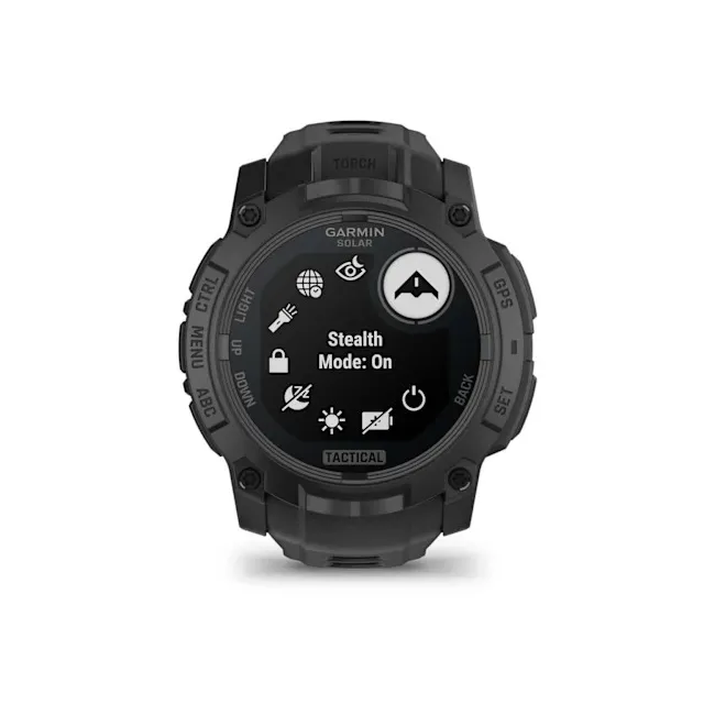 Garmin INSTINCT 3 - 50 mm SOLAR Tactical - negru - smartwatch robust cu GPS