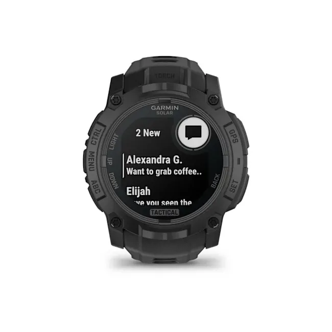 Garmin INSTINCT 3 - 50 mm SOLAR Tactical - negru - smartwatch robust cu GPS