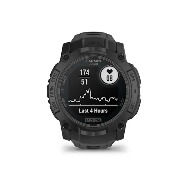 Garmin INSTINCT 3 - 50 mm SOLAR Tactical - negru - smartwatch robust cu GPS