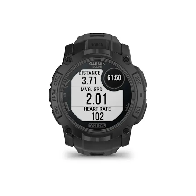 Garmin INSTINCT 3 - 50 mm SOLAR Tactical - negru - smartwatch robust cu GPS