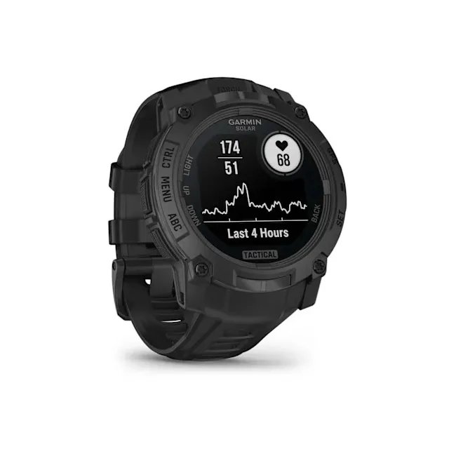 Garmin INSTINCT 3 - 50 mm SOLAR Tactical - negru - smartwatch robust cu GPS