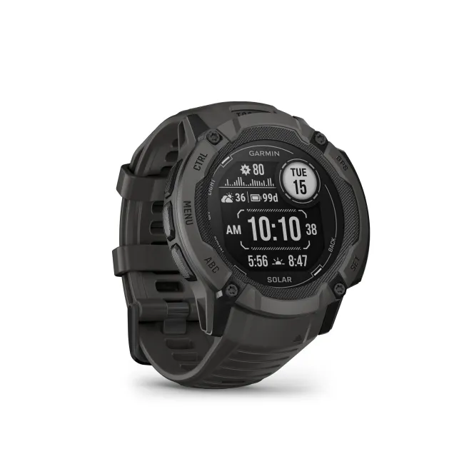 Garmin Instinct 2X Solar - smartwatch robust cu GPS - Grafit