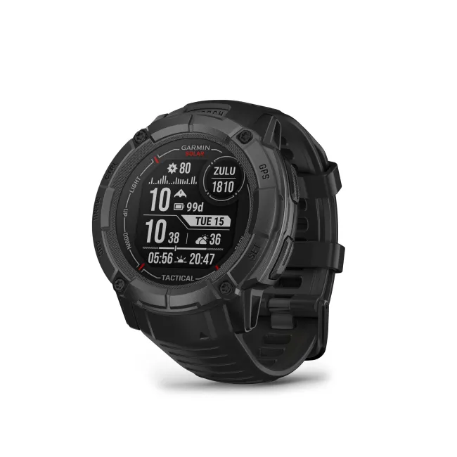 Garmin Instinct 2X Solar Tactical Edition - smartwatch robust cu GPS - Negru
